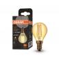 Preview: Osram E14 LED VINTAGE 1906 Filament Lampe 4W wie 35W 2400K extra warmweiß Bernsteinfarbe